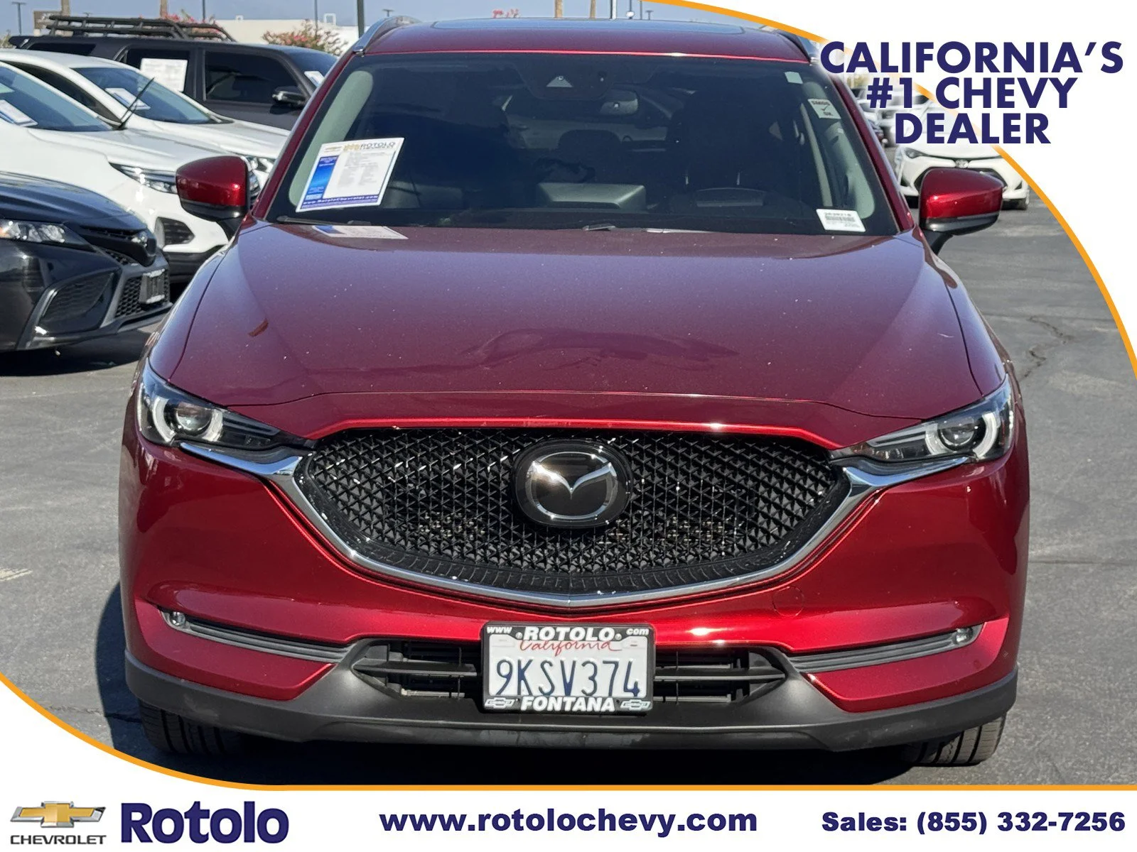 Used 2021 Soul Red Crystal Metallic Mazda Grand Touring Reserve image 2