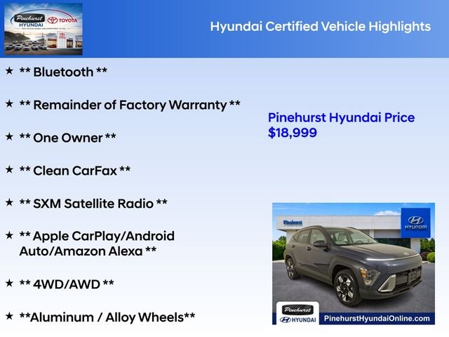 Certified Used 2024 Blue Hyundai SEL image 19