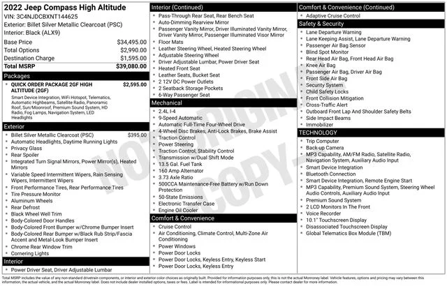 Used 2022 Silver Jeep Limited image 36