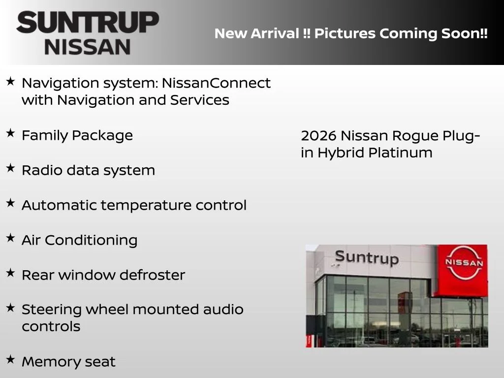 New 2026 White Nissan Platinum image 3