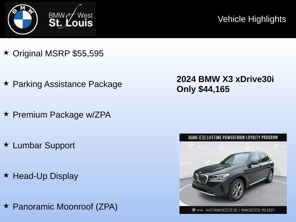 Used 2024 Gray BMW xDrive30i image 8