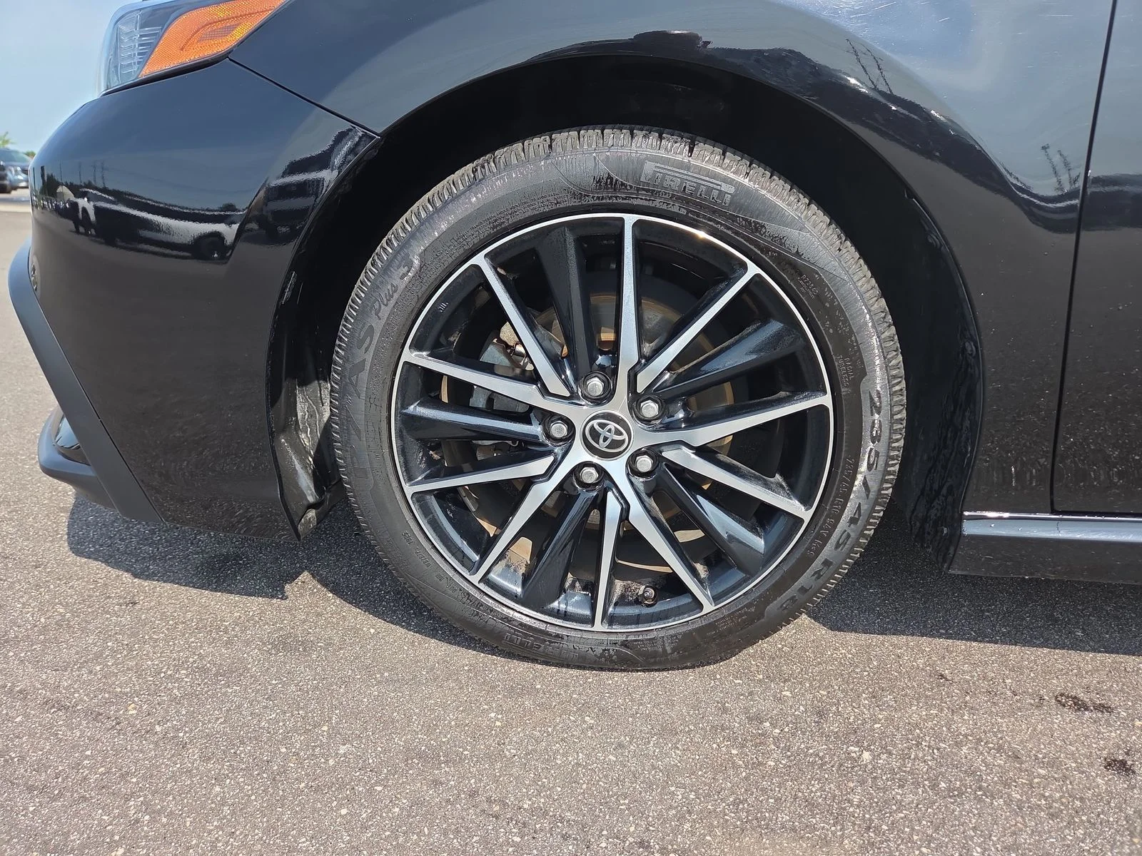 Used 2022 Midnight Black Metallic Toyota SE image 29