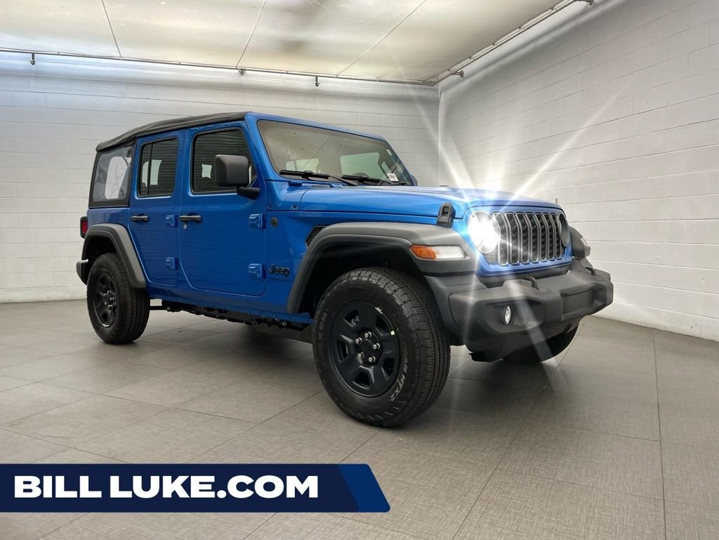 New 2026 Hydro Blue Pearl-Coat Exterior Paint Jeep Sport image 1