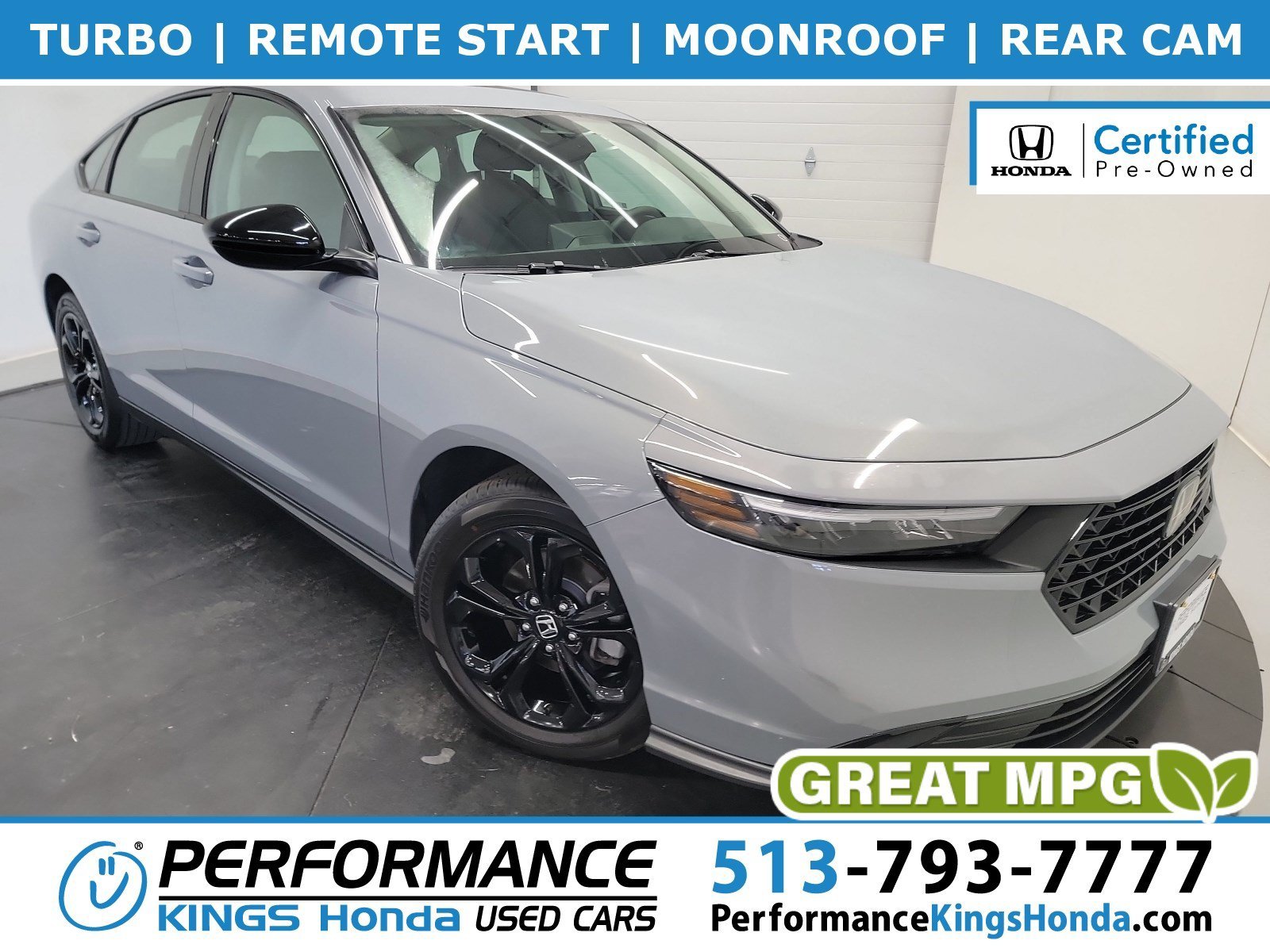 Certified Used 2025 Urban Gray Pearl Honda SE image 1