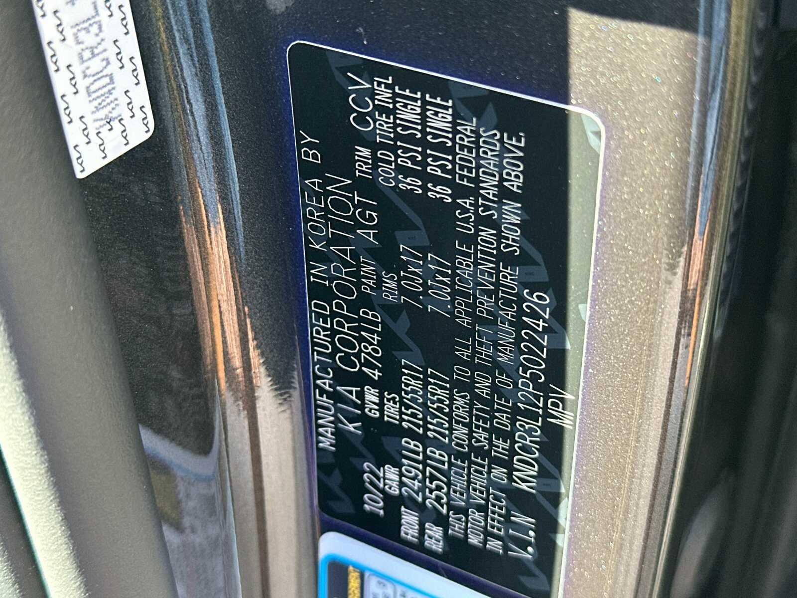 Used 2023 Graphite Gray Kia Wind 4D Sport Utility image 36