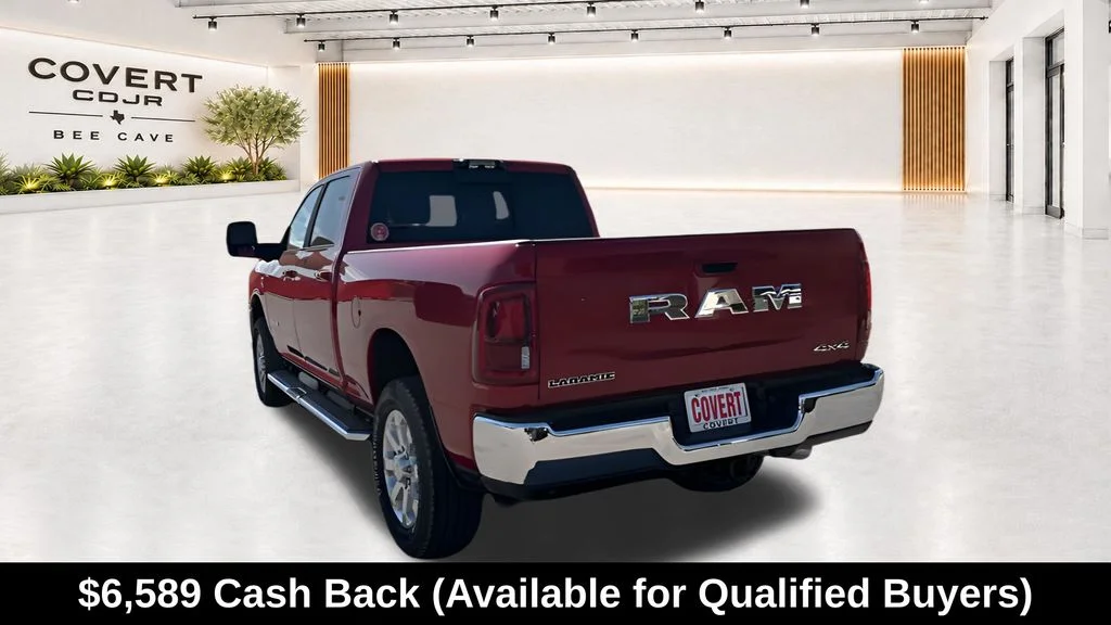 New 2026 Molten Red Pearl-Coat Exterior Paint RAM Laramie image 8