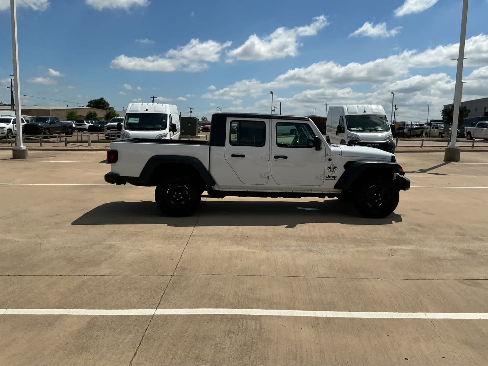 Used 2023 Bright White Clearcoat Jeep Sport image 6