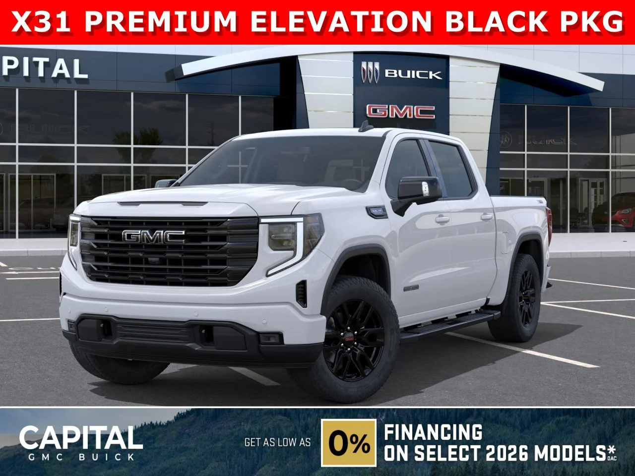 New 2026 Summit White GMC Elevation image 1