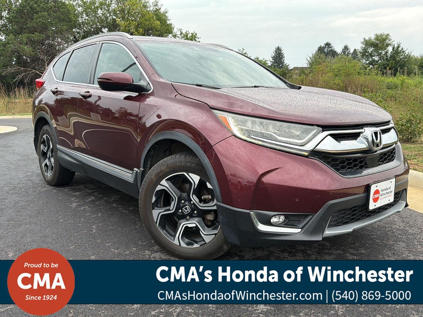 Used 2017 Basque Red Pearl II Honda Touring image 1
