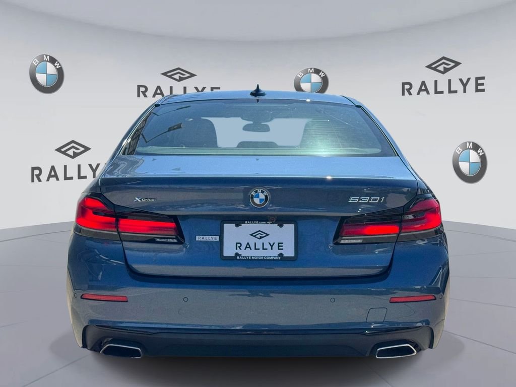 Certified Used 2023 Blue Metallic BMW 530i xDrive image 5