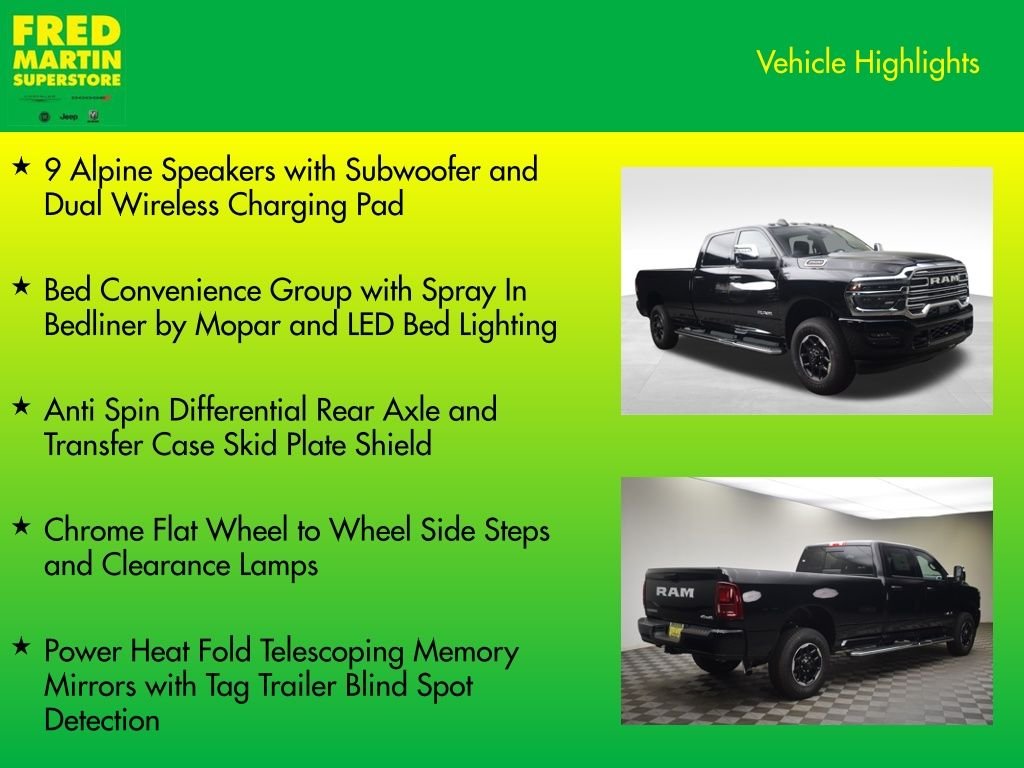 New 2026 Diamond Black Crystal Pearl-Coat Exterior Paint RAM Laramie image 15