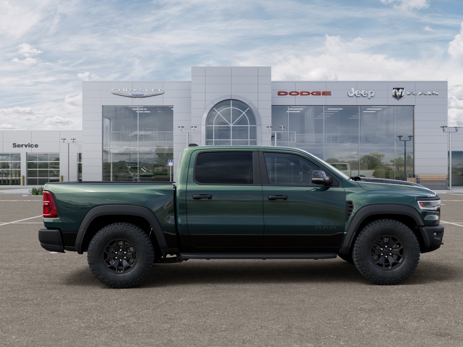 New 2026 Serrano-Green Metallic Exterior Paint RAM RHO image 48