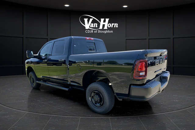 New 2025 Diamond Black Crystal Pearl-Coat Exterior Paint RAM Tradesman image 3