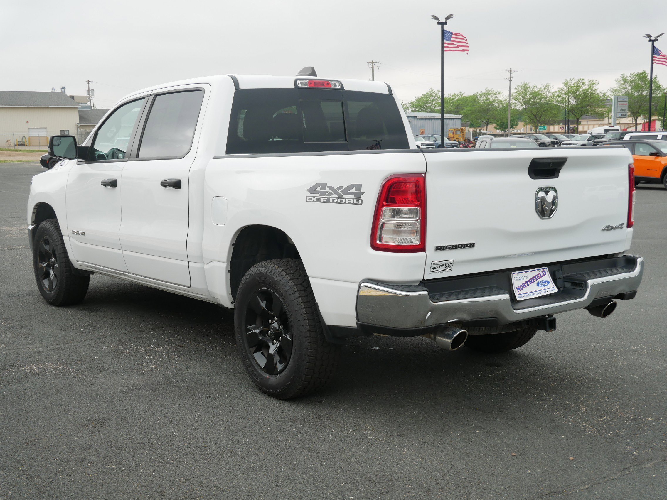 Used 2024 Bright White Clearcoat Ram Big Horn image 6