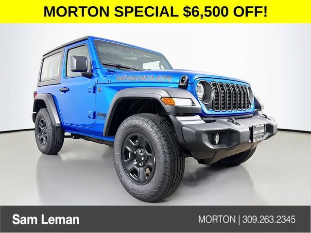 New 2026 Hydro Blue Pearlcoat Jeep Sport 4WD image 1