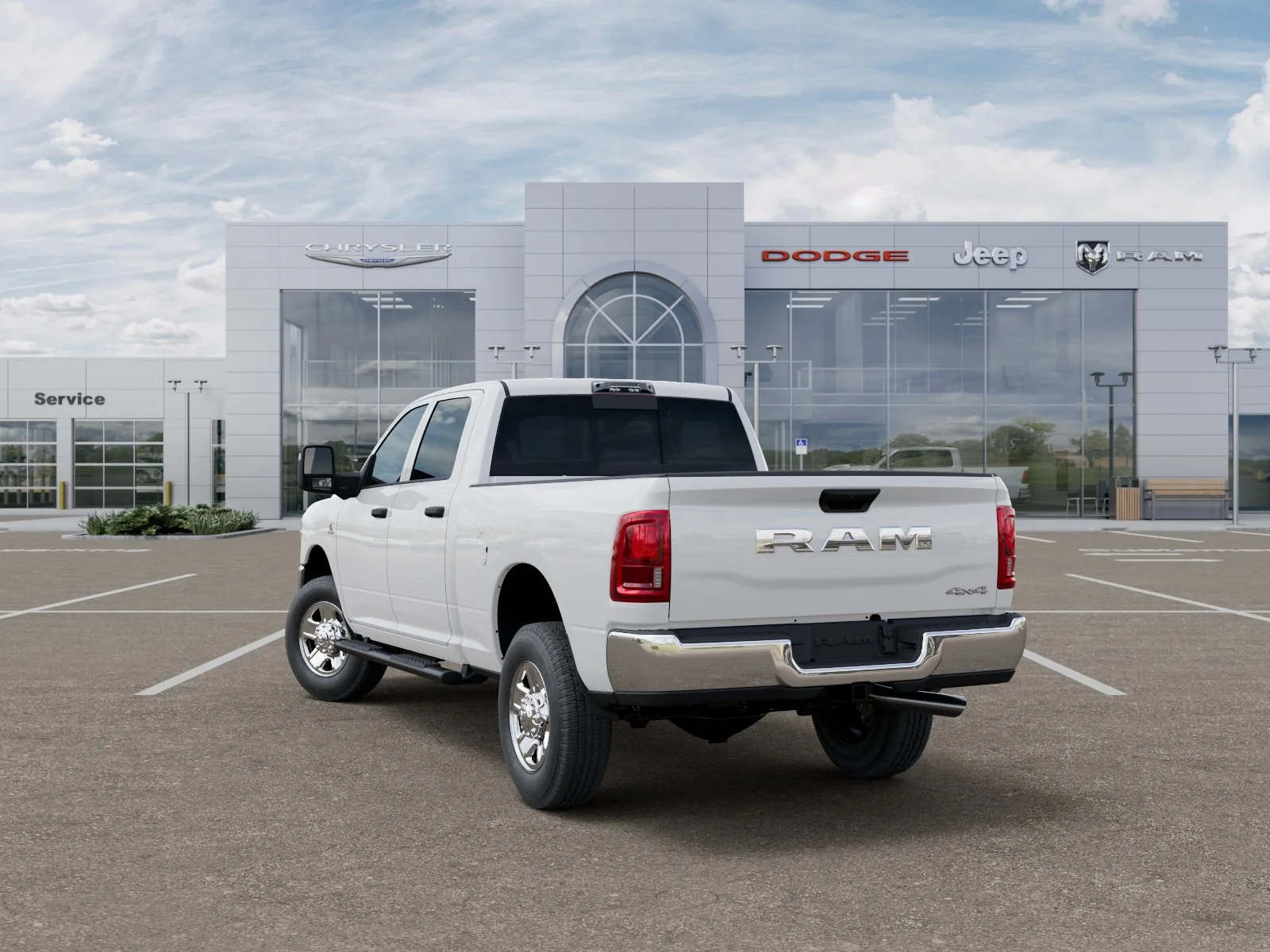 New 2026 Bright White Clearcoat RAM Tradesman image 3