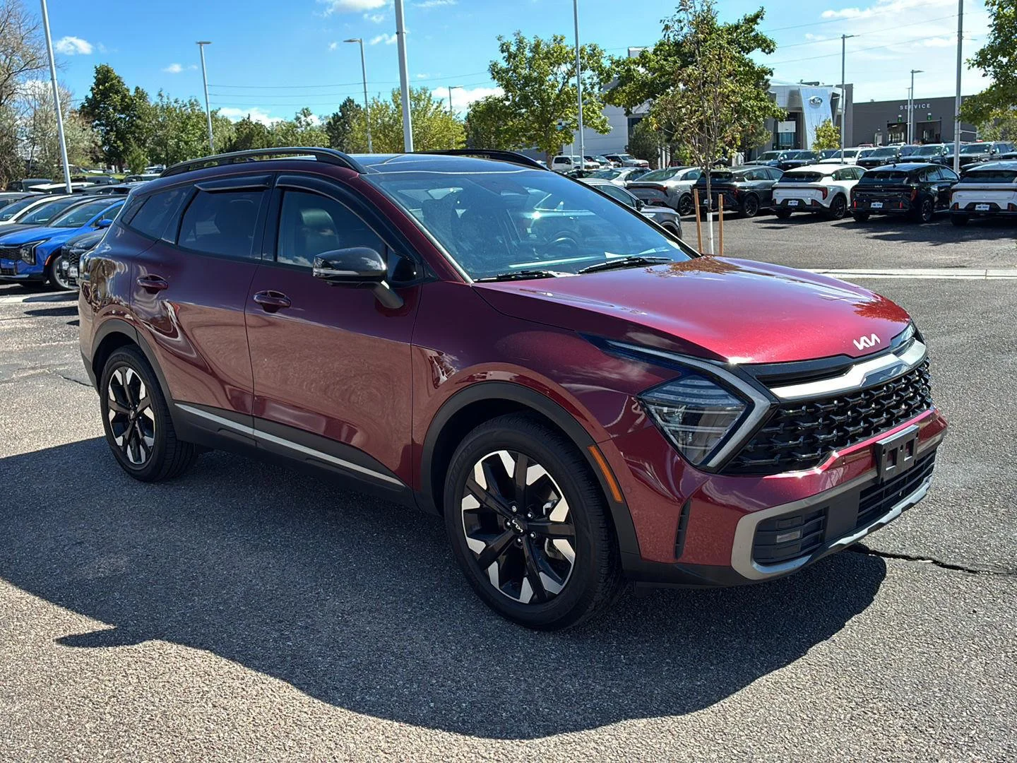 Certified Used 2023 Dawning Red KIA X-LINE PRESTIGE image 14