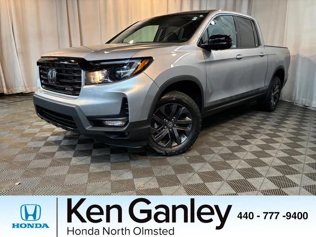 Certified Used 2023 Lunar Silver Metallic Honda AWD SPORT image 1