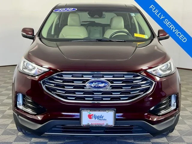 Used 2020 Ford Edge SEL with VIN 2FMPK4J96LBA22502 for sale in Riverhead, NY