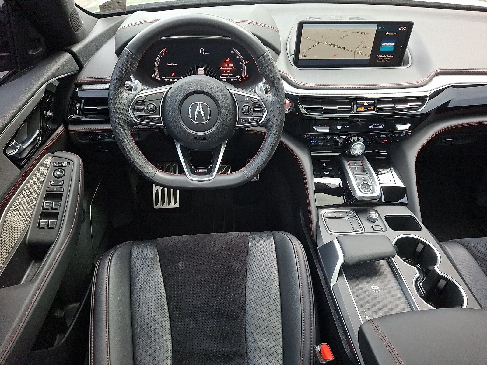 Used 2023 Liquid Carbon Metallic Acura A-SPEC image 11