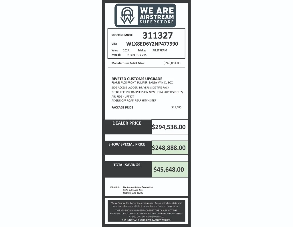 Used 2024 SILVER AIRSTREAM  image 65