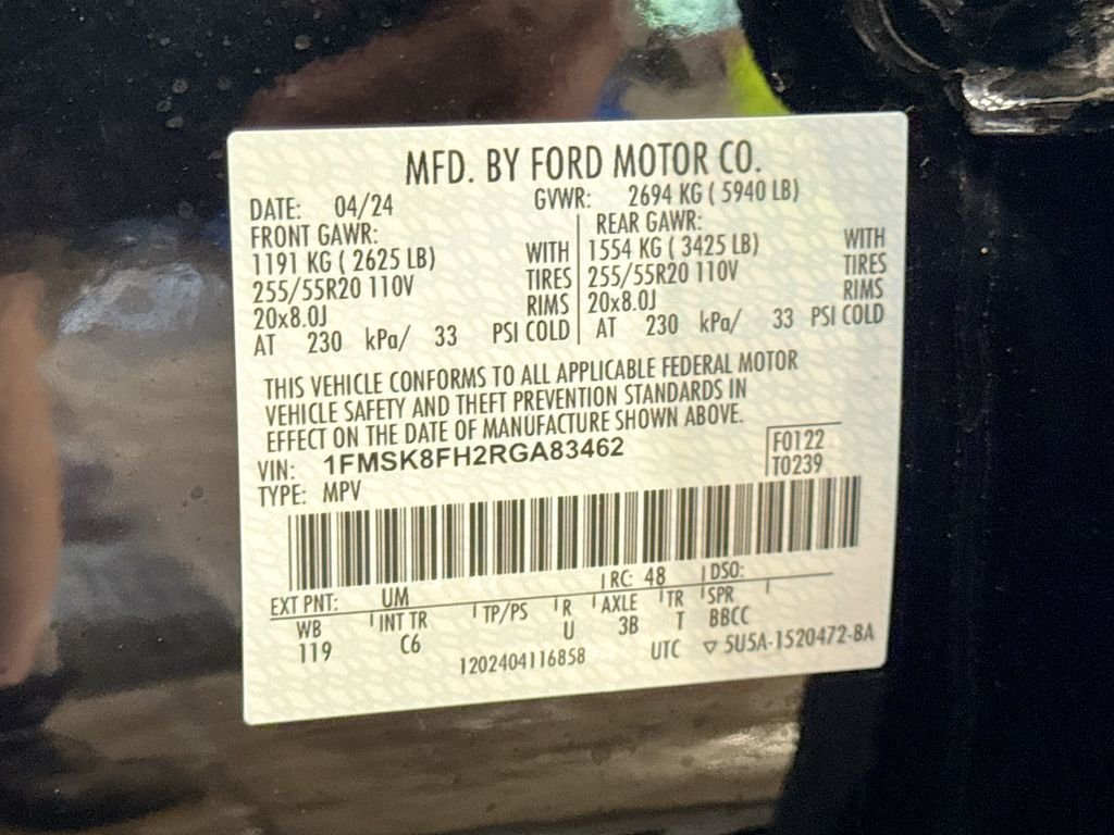 Used 2024 Black Ford Limited image 37