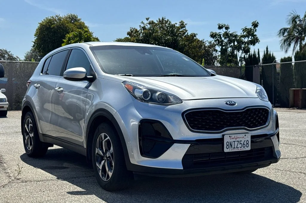 Used 2020 Silver Kia LX image 2