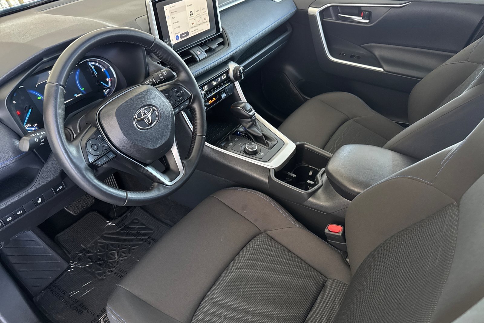 Used 2025 Cavalry Blue Toyota Hybrid SE image 9