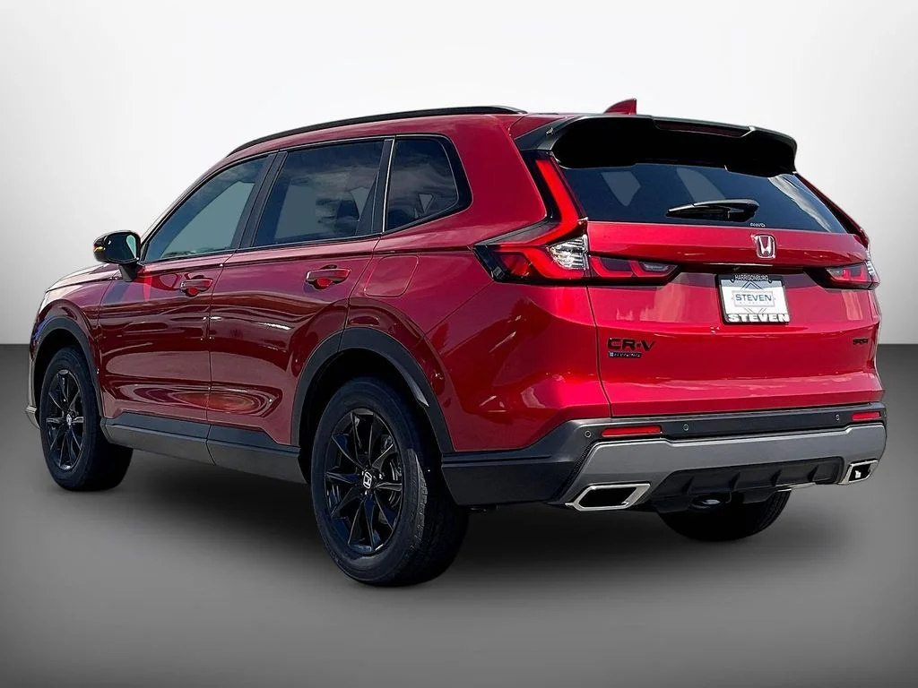 New 2026 Radiant Red Metallic Honda AWD Sport-L Hybrid image 4