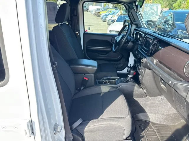 Used 2020 Bright White Clearcoat Jeep Unlimited Sport Altitude image 9
