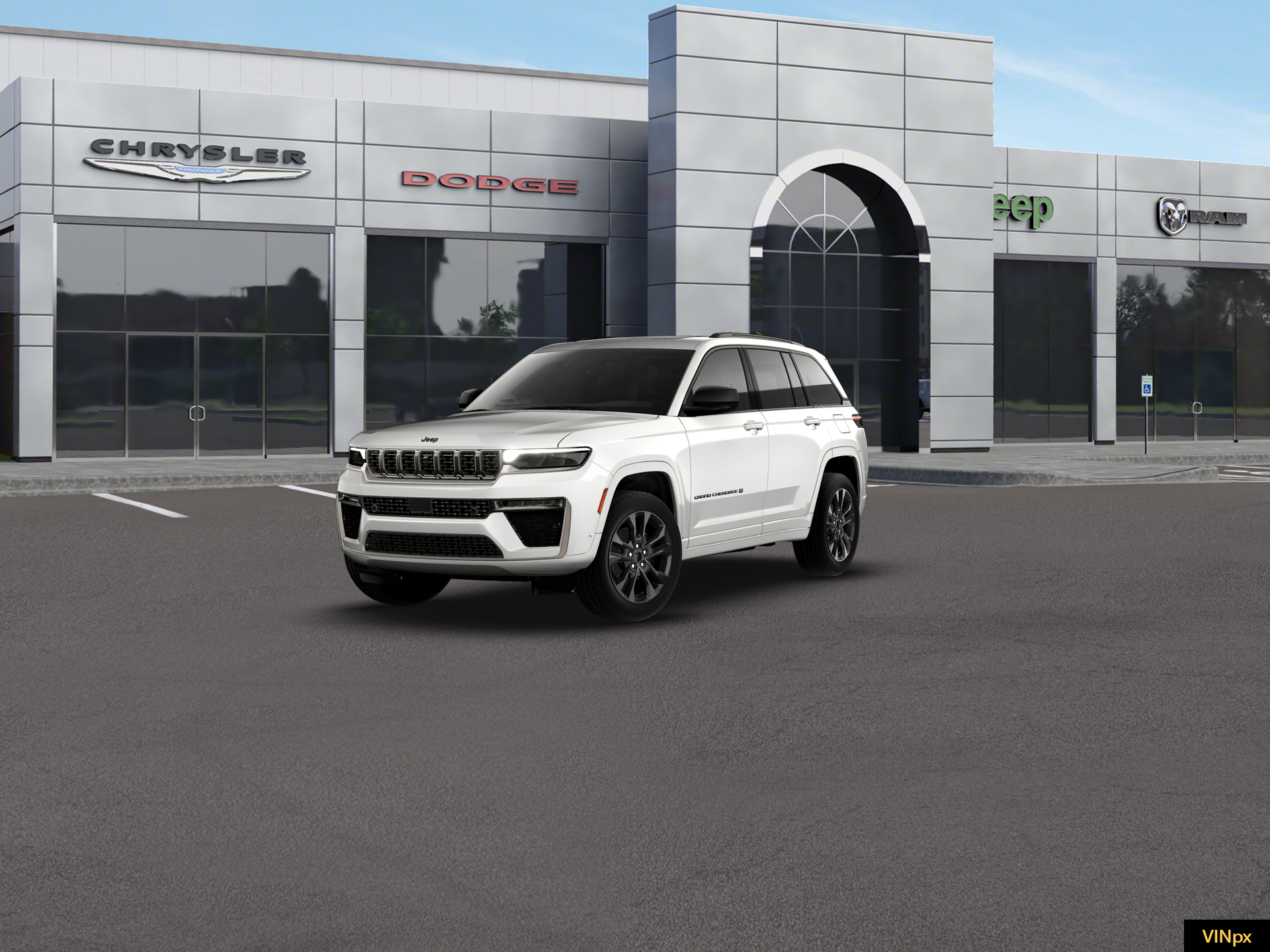 New 2026 Bright White Clear-Coat Exterior Paint Jeep Limited Reserve image 13