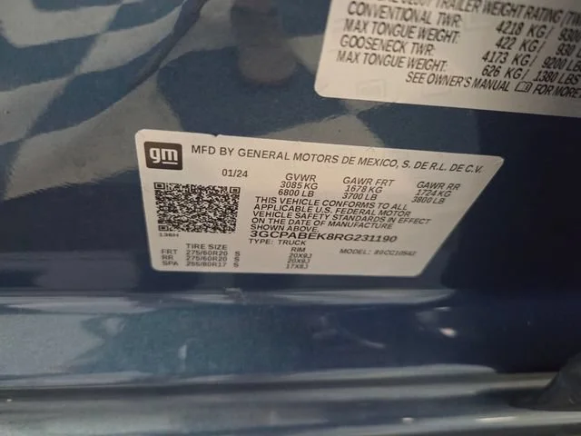 Used 2024 Lakeshore Blue Metallic Chevrolet Custom image 18