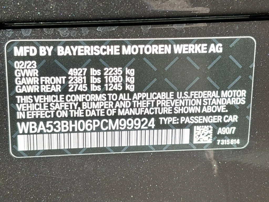 Used 2023 Dark Graphite BMW 530i image 34