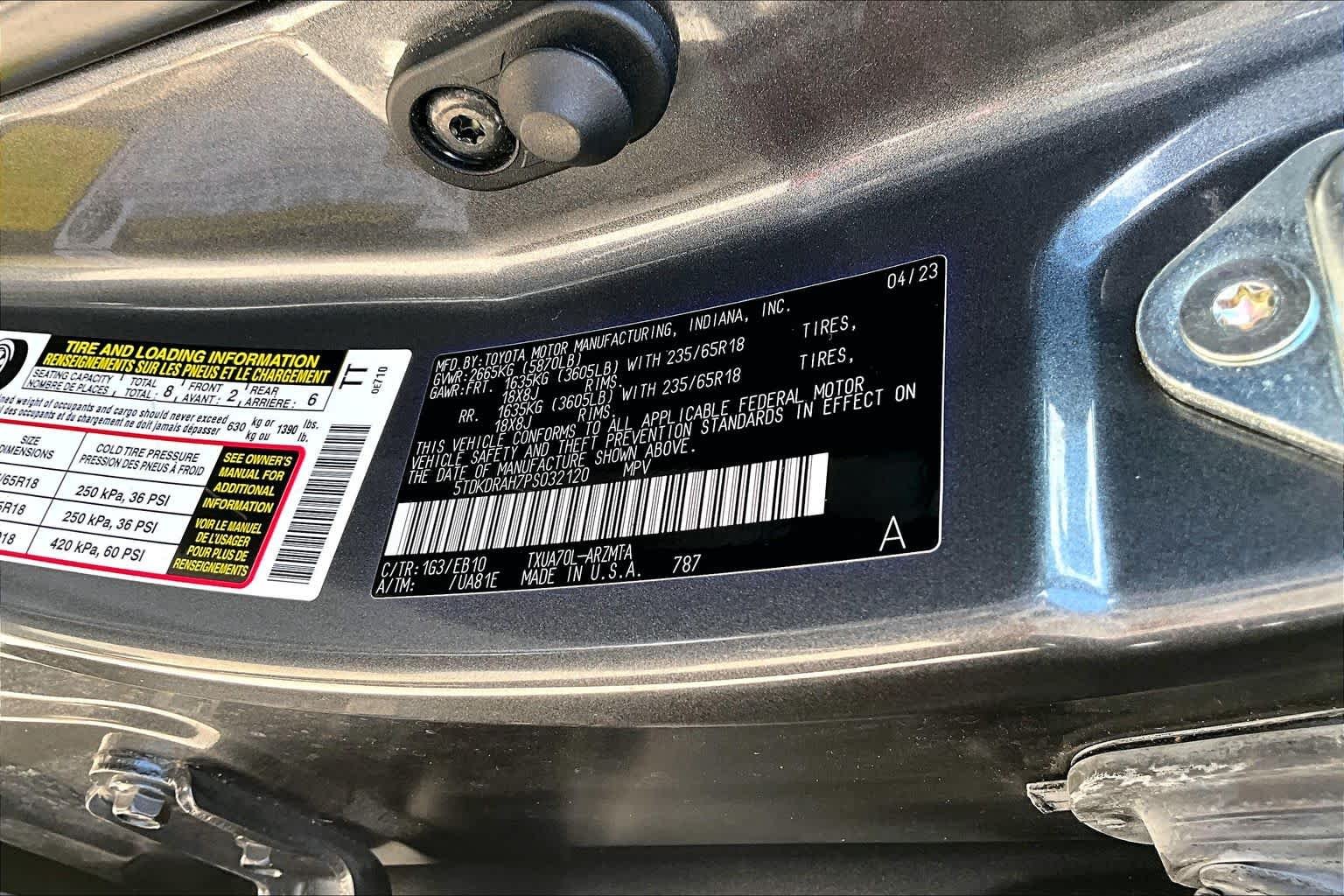 Used 2023 Magnetic Gray Metallic Toyota XLE image 34