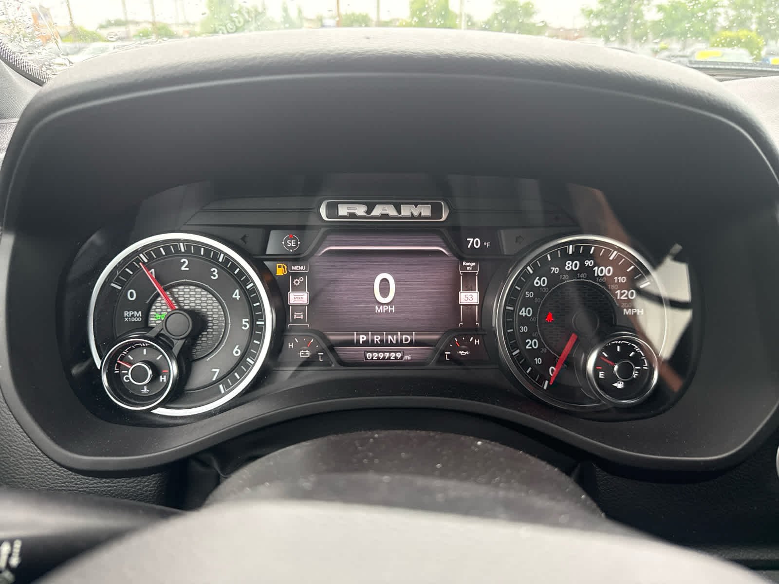 Used 2023 Flame Red Clearcoat Ram Big Horn image 13