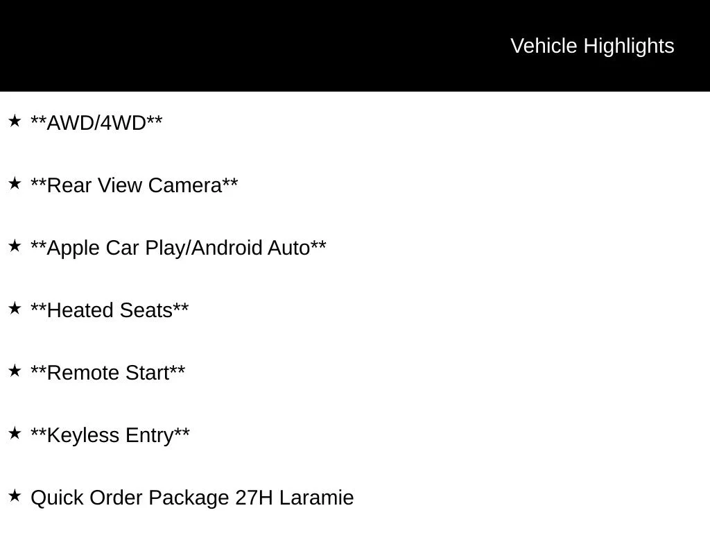Certified Used 2024 White Ram Laramie image 6
