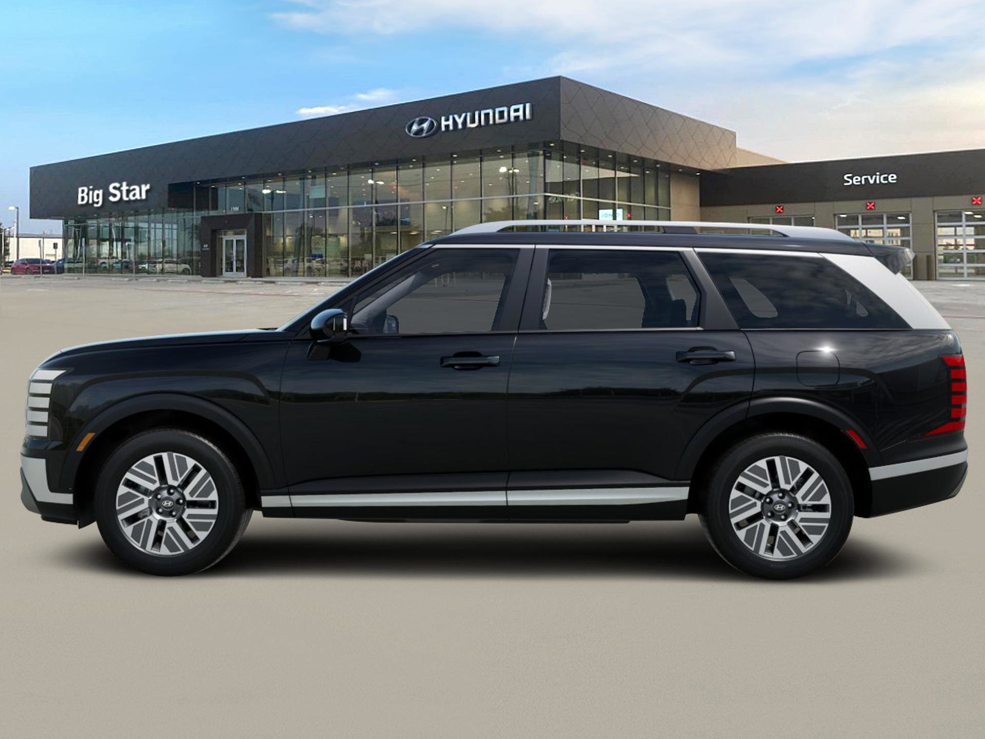 New 2026 Abyss Black Pearl Hyundai Blue SEL 7P image 3