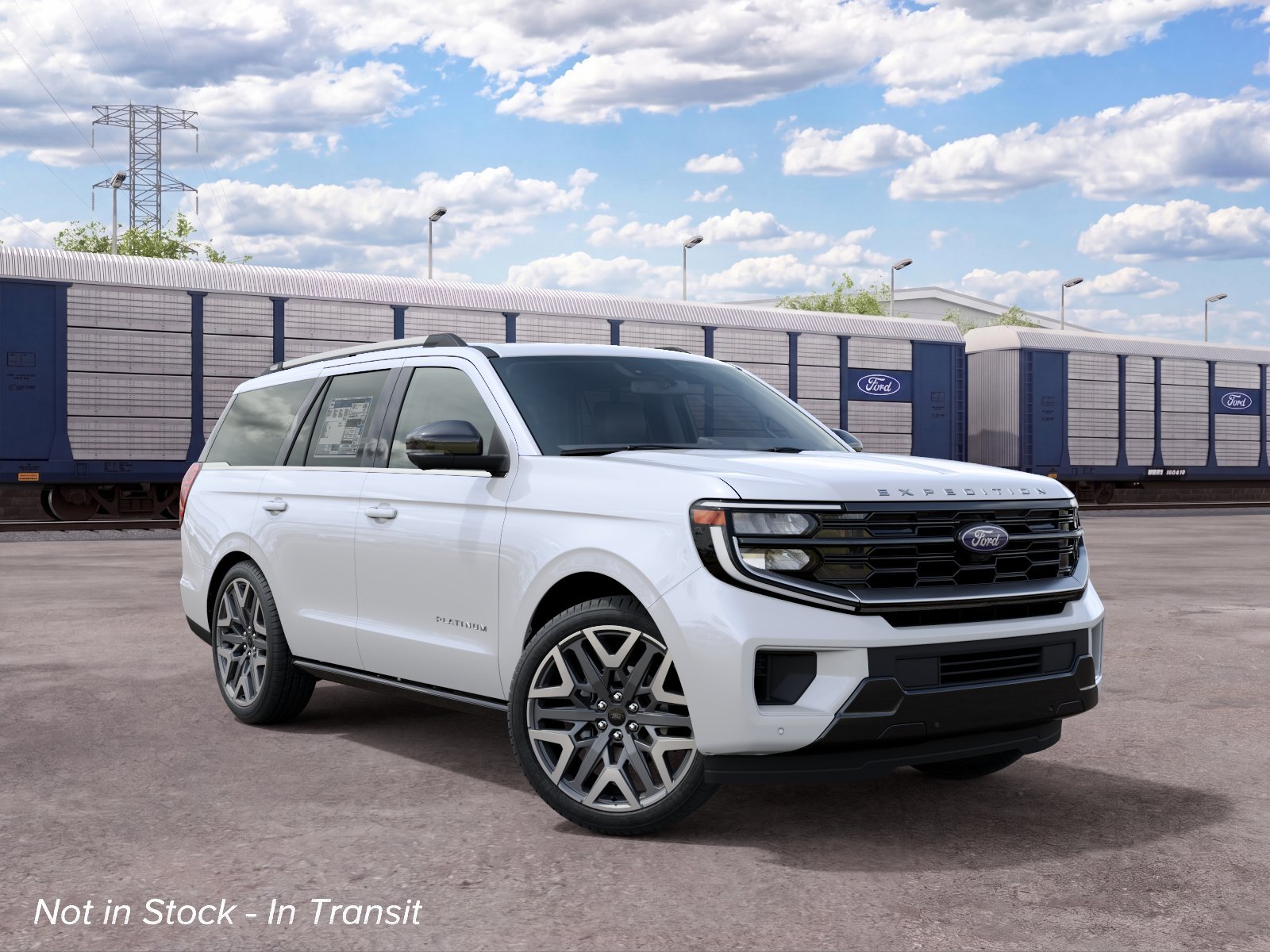 New 2027 Star White Metallic Tri-Coat Ford Platinum image 4