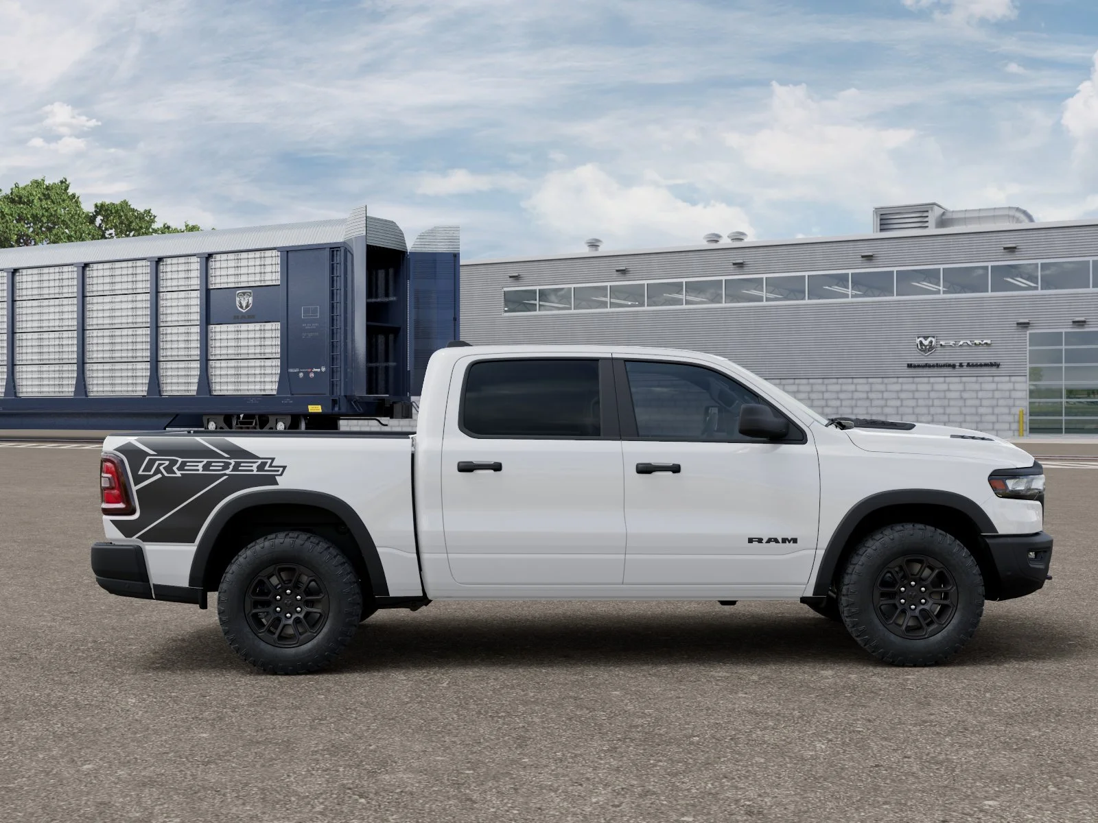 New 2027 Bright White Clear-Coat Exterior Paint RAM  image 12