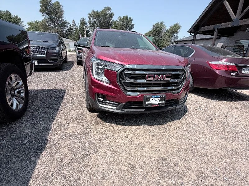 Used 2023 Volcanic Red Tintcoat GMC AT4 image 2