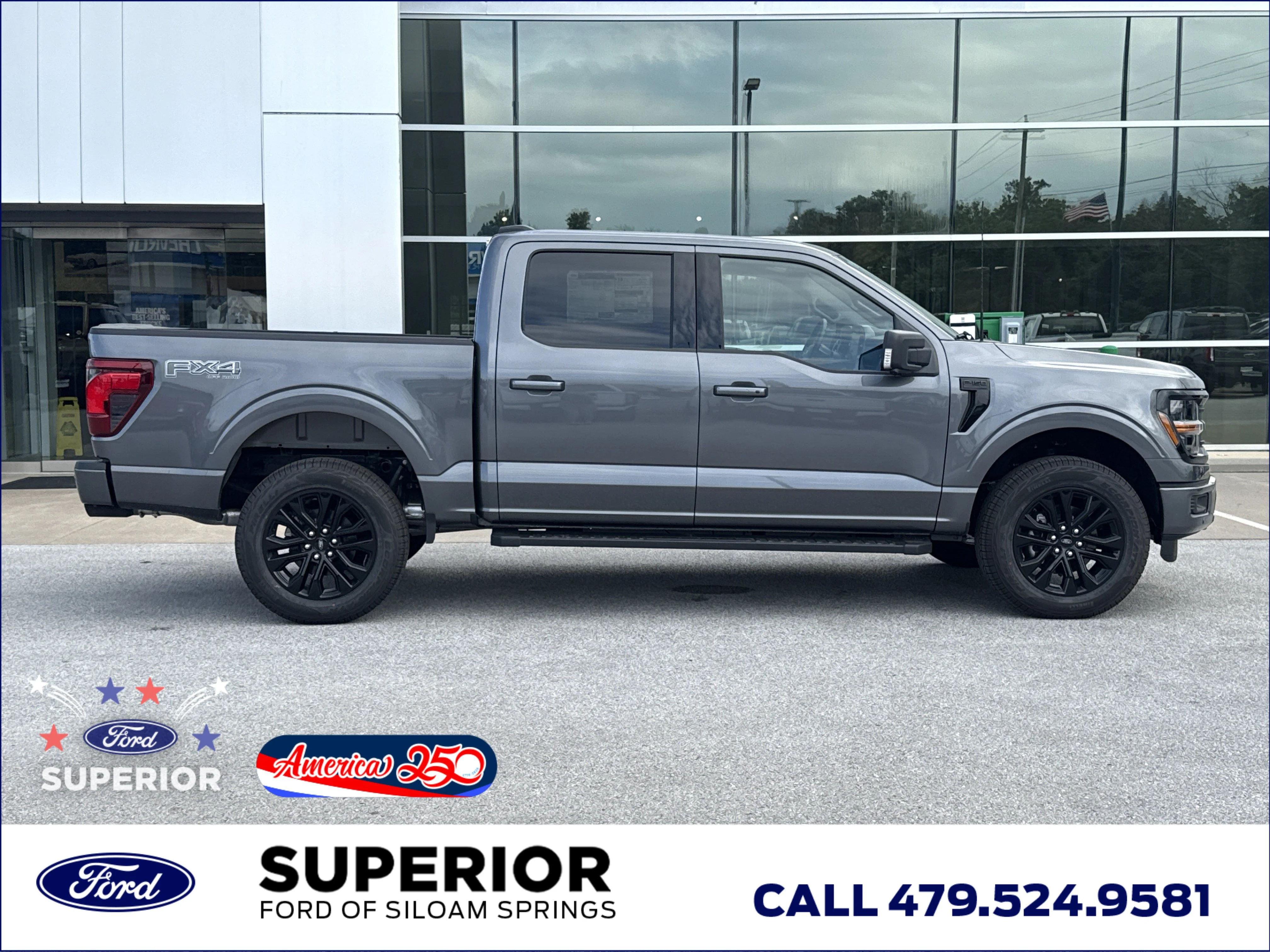 New 2026 Carbonized Gray Metallic Ford XLT 4WD image 2