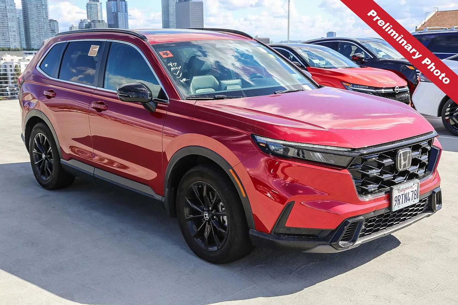 Used 2025 Radiant Red Metallic Honda Sport-L image 3