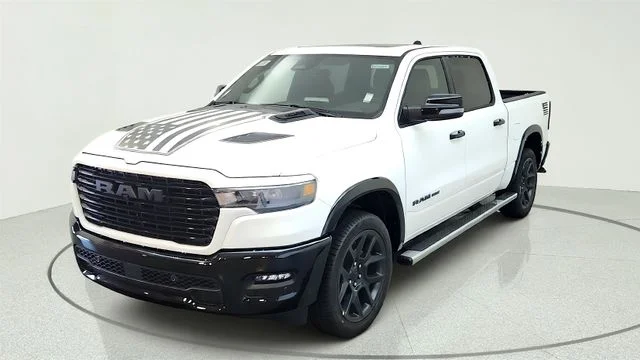 New 2026 Bright White Clear-Coat Exterior Paint RAM Laramie image 5