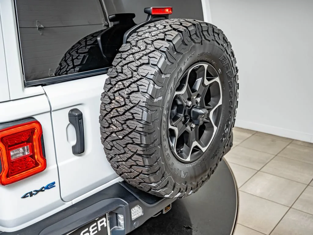 Used 2021 Bright White Clearcoat Jeep Unlimited Rubicon 4xe image 45