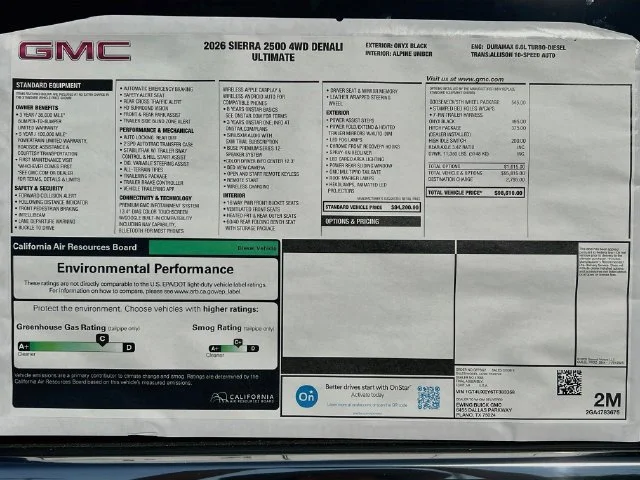 New 2026 Onyx Black GMC Denali Ultimate image 21