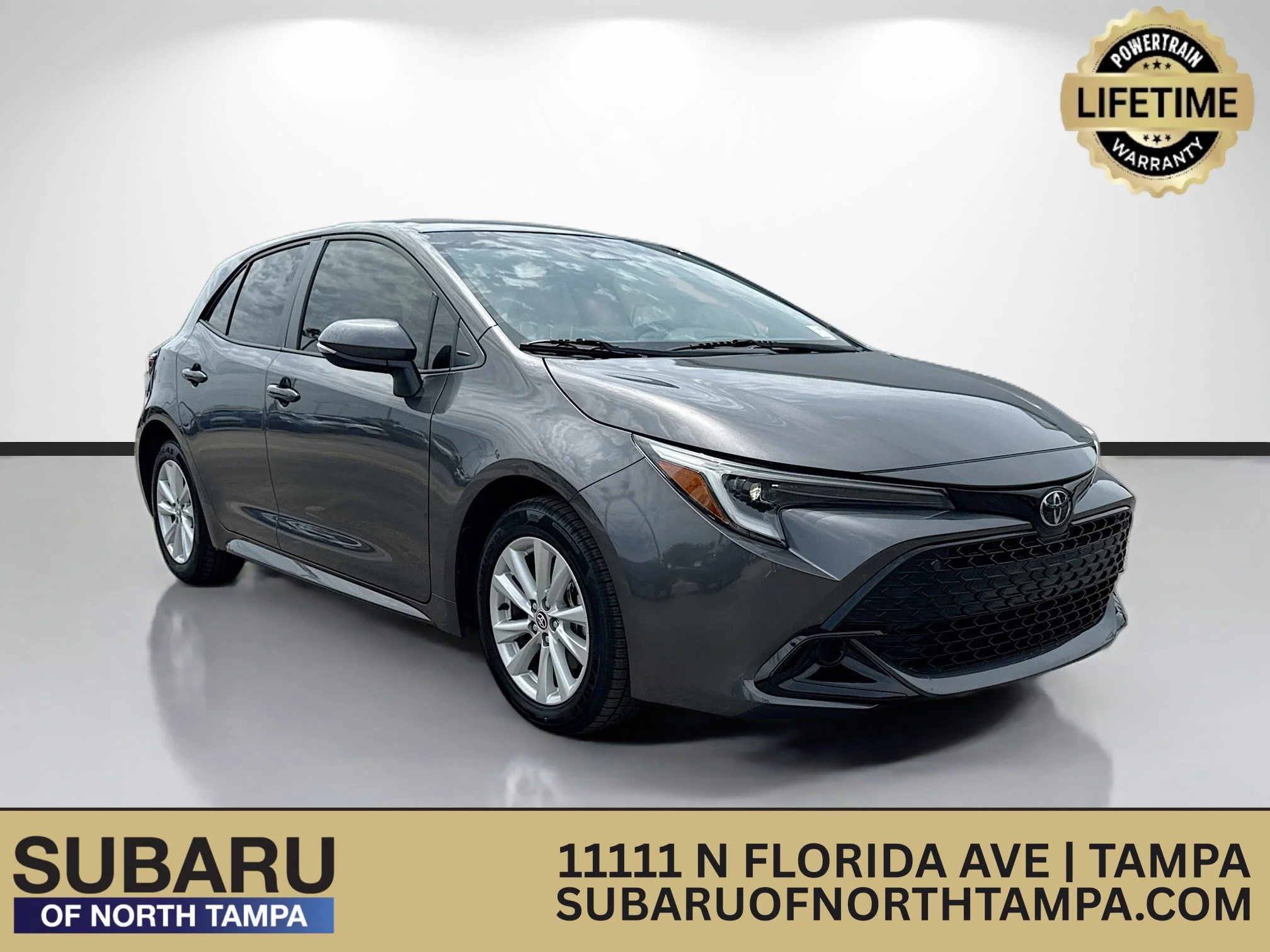 Used 2024 Magnetic Gray Metallic Toyota SE image 1