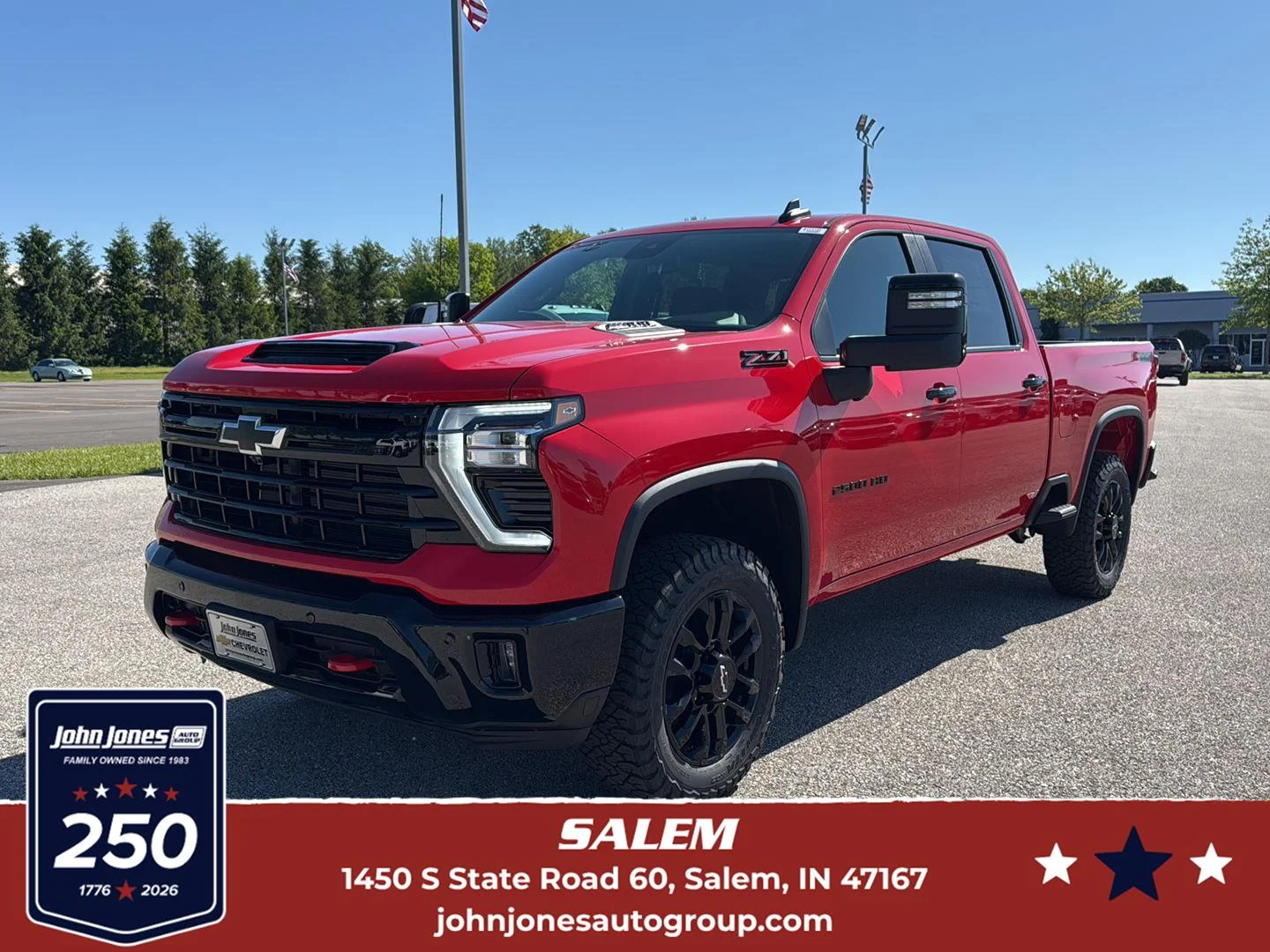 New 2026 Red Hot Chevrolet LT image 1
