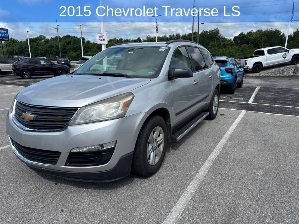 Used 2015 SILVER ICE METALLIC Chevrolet LS image 2