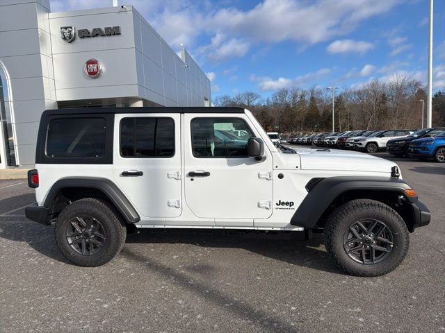 New 2026 Bright White Clear-Coat Exterior Paint Jeep Sport S image 2