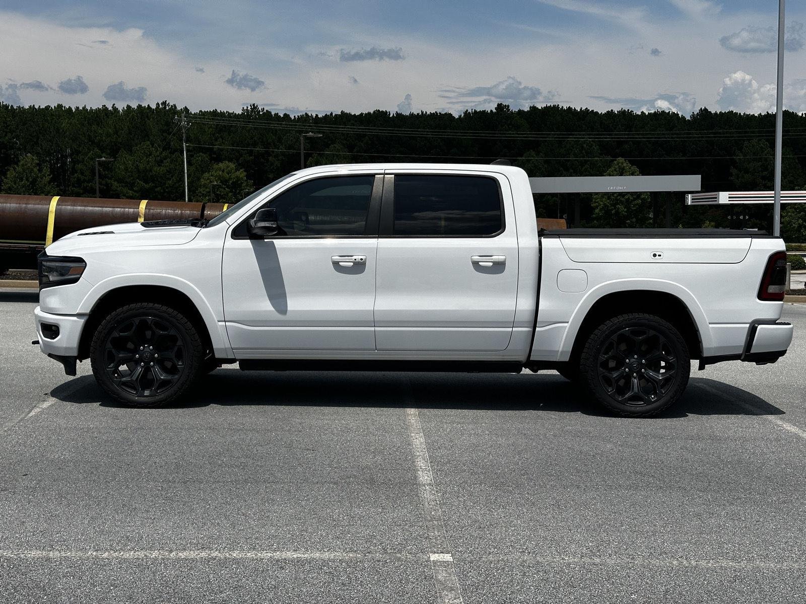 Used 2022 Bright White Clearcoat Ram Limited image 5